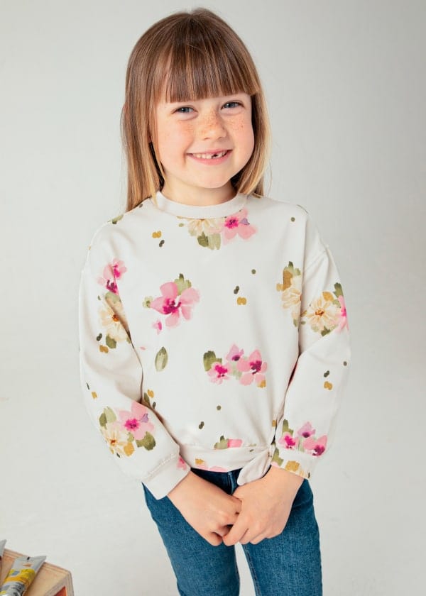 Mayoral Usa Inc Mayoral Floral Sweatshirt - Little Miss Muffin Children & Home