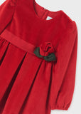 Abel & Lula Abel & Lula Velvet Dress with Rose Detail - Little Miss Muffin Children & Home