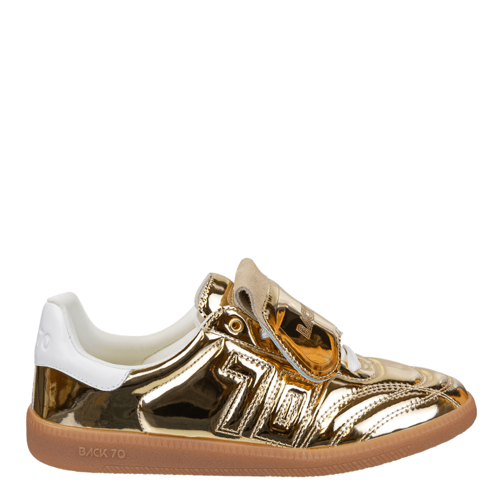 Fluffy Sneakers in Gold | Little Miss Muffin Children & Home