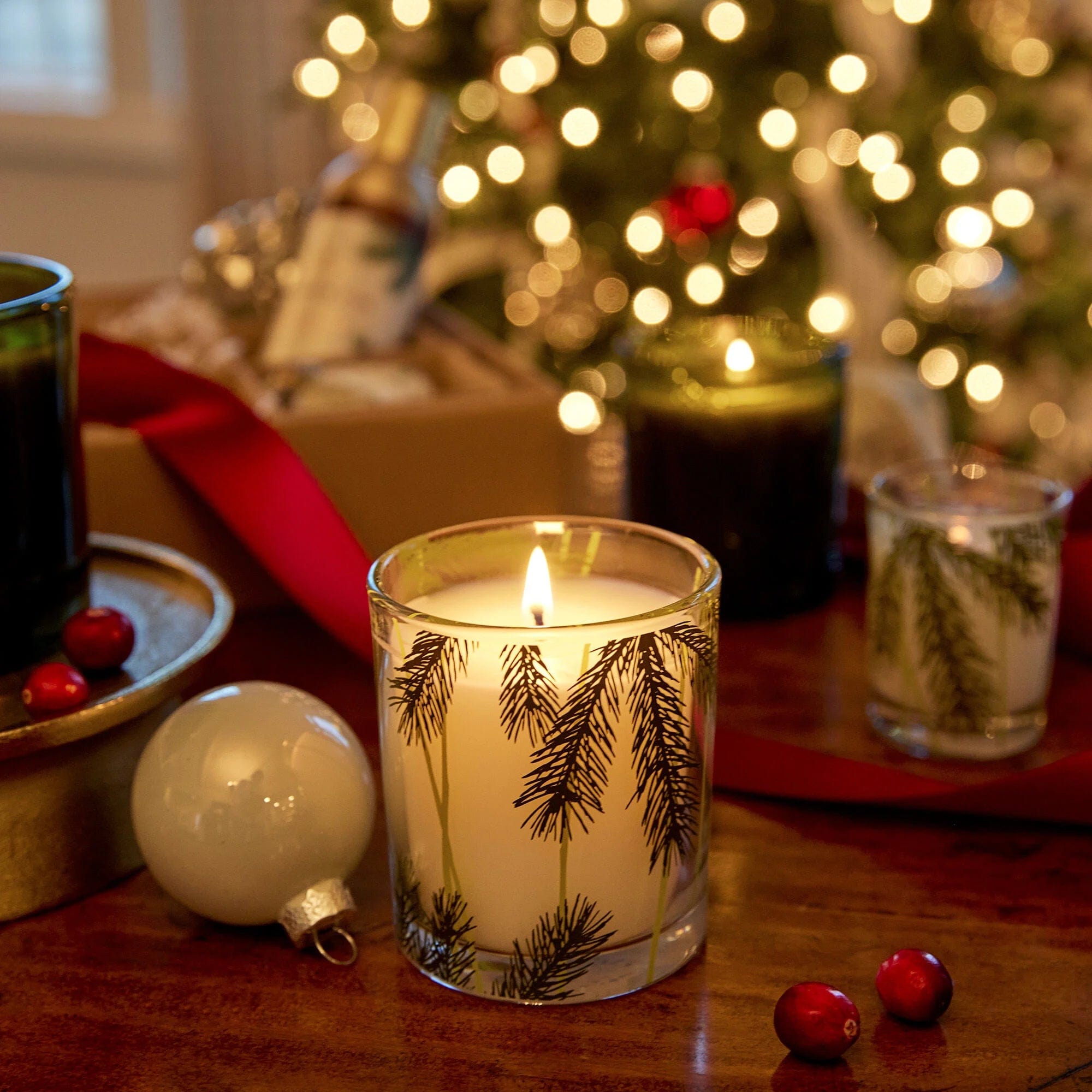 Thymes Thymes Frasier Fir Poured Candle, Pine Needle Design - Little Miss Muffin Children & Home