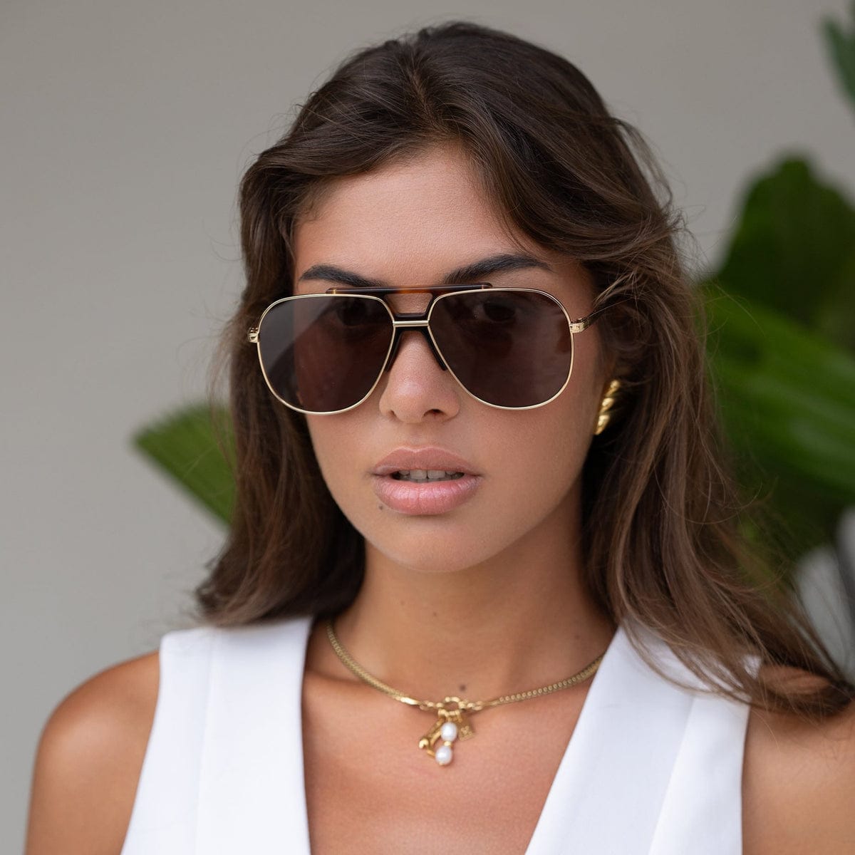 Logan (New) Acetate Aviator Unisex Sunglasses