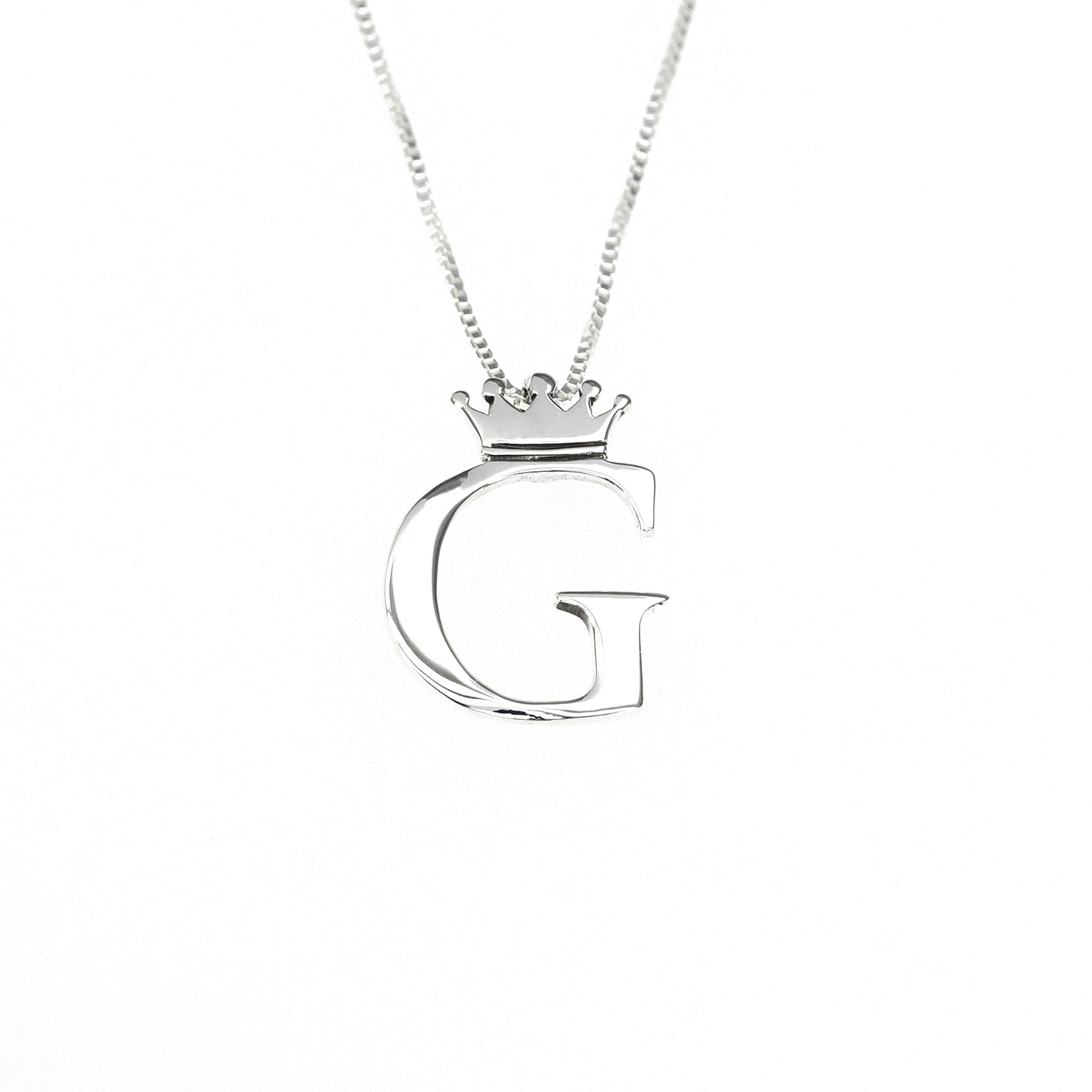 Cristy Cali Cristy Cali Royal Initial Charm Sterling Silver - Little Miss Muffin Children & Home