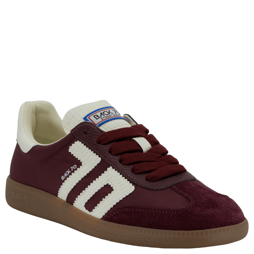 wine colored back 70 womens sneakers