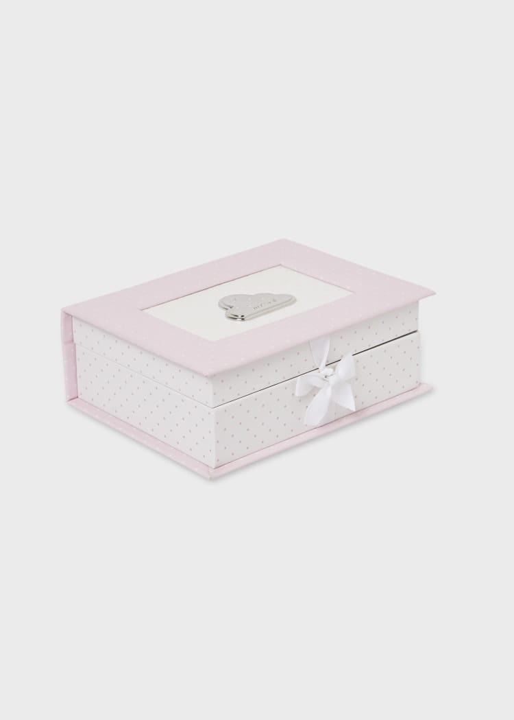 Mayoral Usa Inc Mayoral Keepsake Box in Baby Pink - Little Miss Muffin Children & Home
