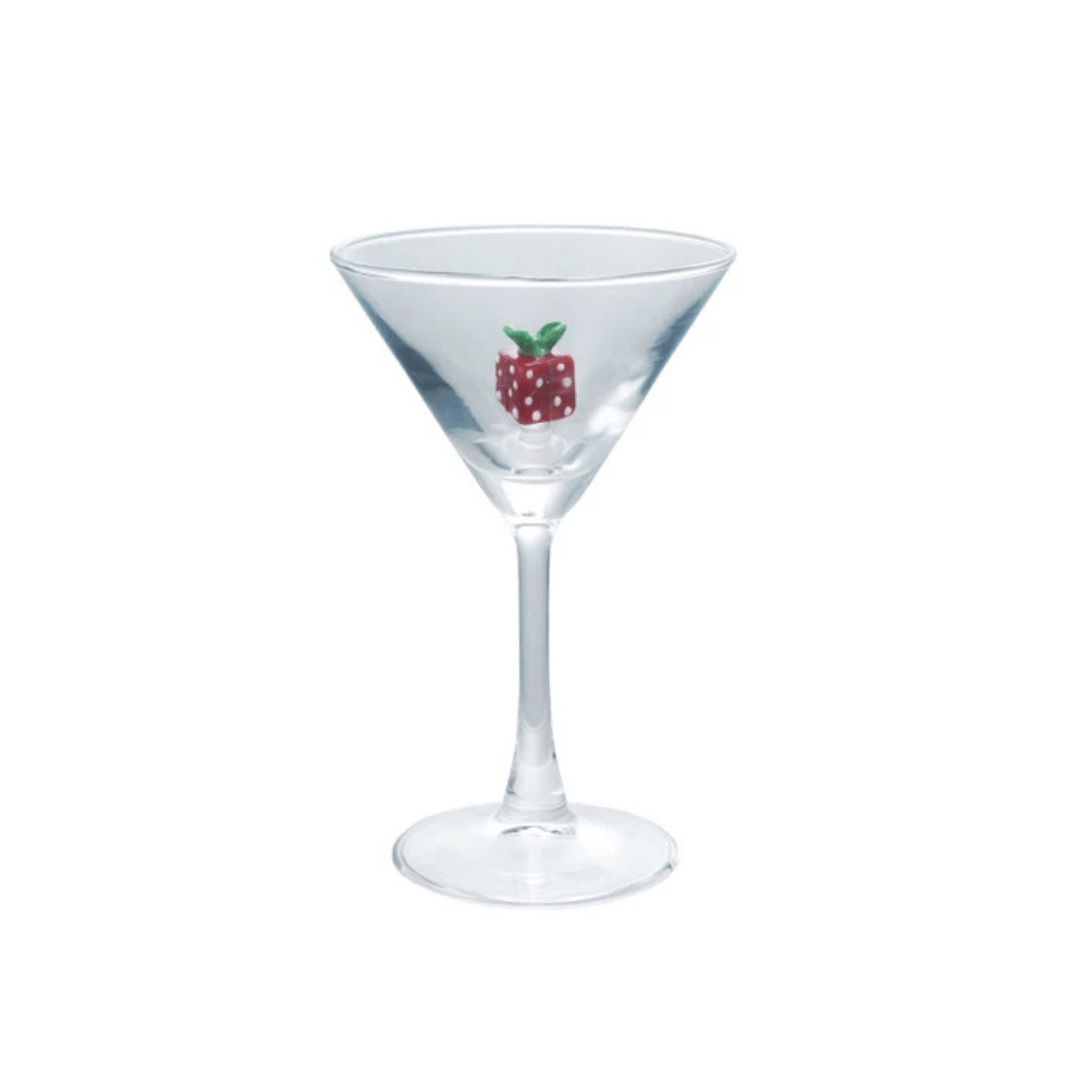 christmas gift martini glass