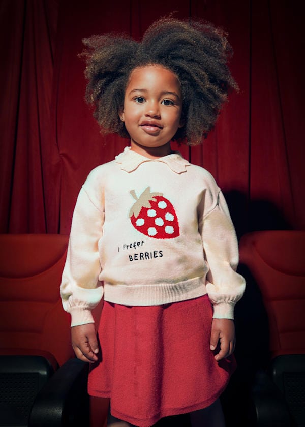 Mayoral Usa Inc 2 Piece Knit Skirt & Sweater Set in Red - Little Miss Muffin Children & Home