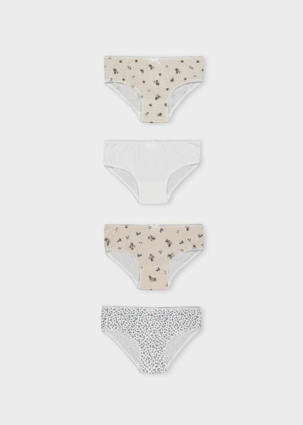 Mayoral Usa Inc Girl's 4-Pack Panties, 3 Colors Available - Little Miss Muffin Children & Home