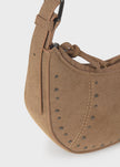 Suede Crescent Bag, 2 Colors Available