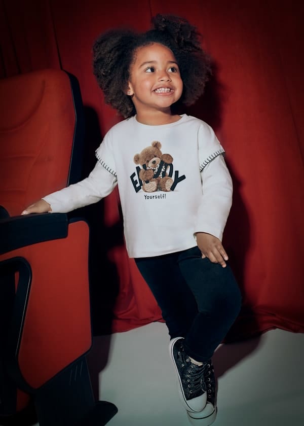 Mayoral Usa Inc Velvet Leggings in Black for Girl - Little Miss Muffin Children & Home