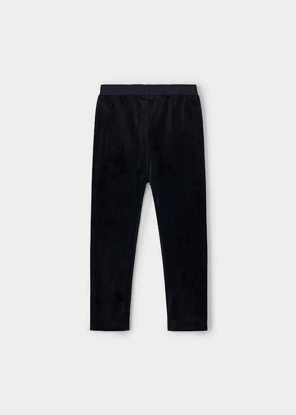 Mayoral Usa Inc Velvet Leggings in Black for Girl - Little Miss Muffin Children & Home