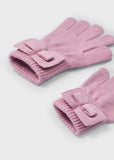 Mayoral Knit Gloves in Rosy