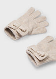 Mayoral Knit Gloves in Sand