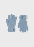 Mayoral Knit Gloves in Sky Blue