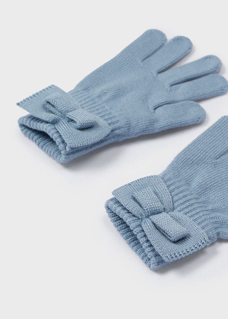 Mayoral Usa Inc Mayoral Knit Gloves in Sky Blue - Little Miss Muffin Children & Home