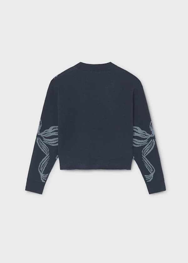 Bow Print Sweater