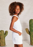 Mayoral Usa Inc Mayoral Twill Cargo Shorts in Off White - Little Miss Muffin Children & Home