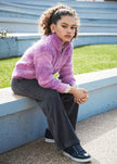Mayoral Usa Inc Mayoral Flared Corduroy Knit Pants for Girls in Charcoal - Little Miss Muffin Children & Home