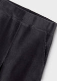 Mayoral Flared Corduroy Knit Pants for Girls in Charcoal