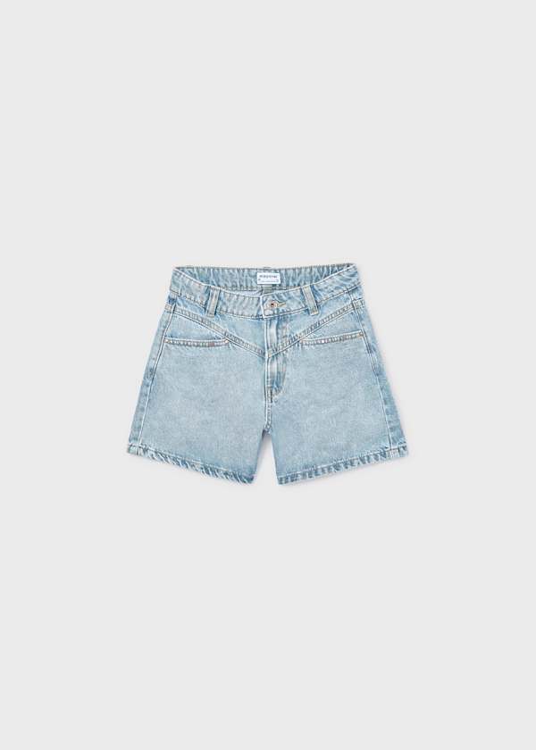 Mayoral Usa Inc Denim Shorts in Light Denim - Little Miss Muffin Children & Home