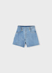 Mayoral Usa Inc Denim Shorts in Light Denim - Little Miss Muffin Children & Home