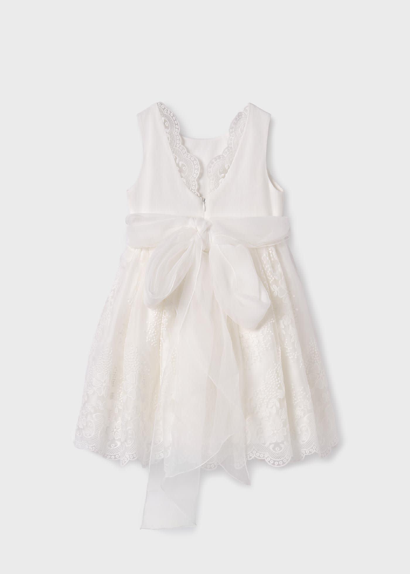 Abel & Lula Abel & Lula Embroidered Organza Dress - Little Miss Muffin Children & Home