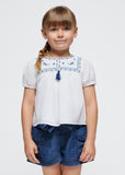 Mayoral Usa Inc Mayoral Embroidered Blouse - Little Miss Muffin Children & Home