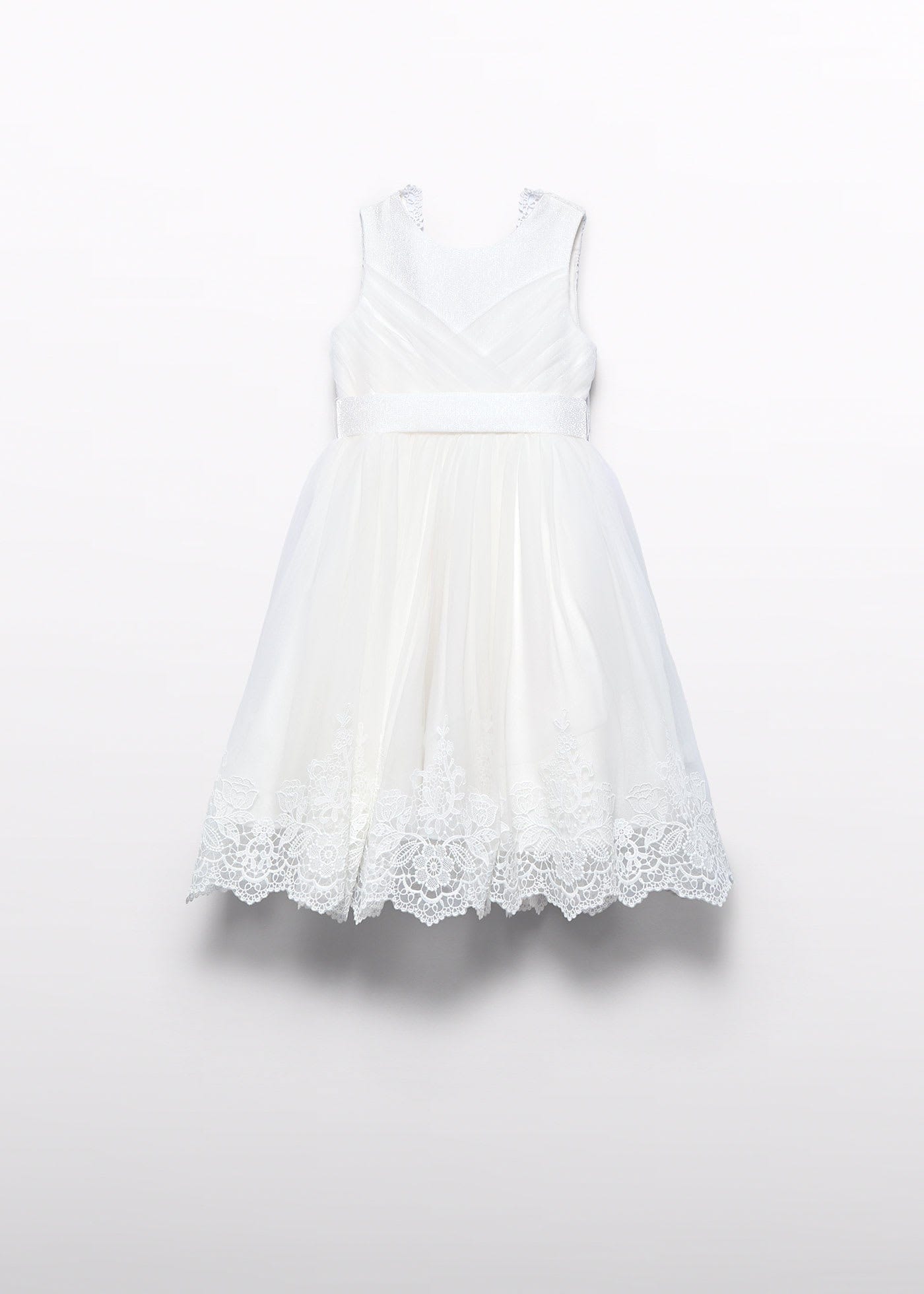 Abel & Lula Abel & Lula Embroidered Tulle Dress - Little Miss Muffin Children & Home