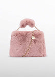 Abel & Lula Faux Fur Handbag in Petal - Little Miss Muffin Children & Home