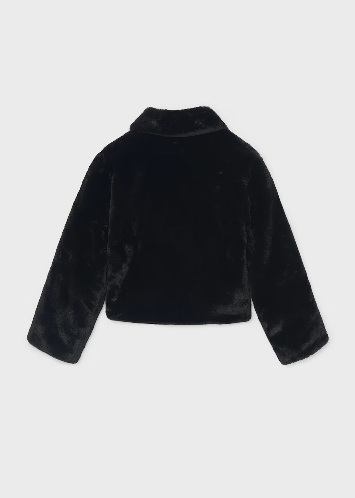Faux Fur Zip Up Jacket