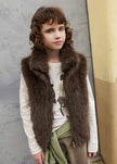 Faux Fur Vest, 2 Colors Available