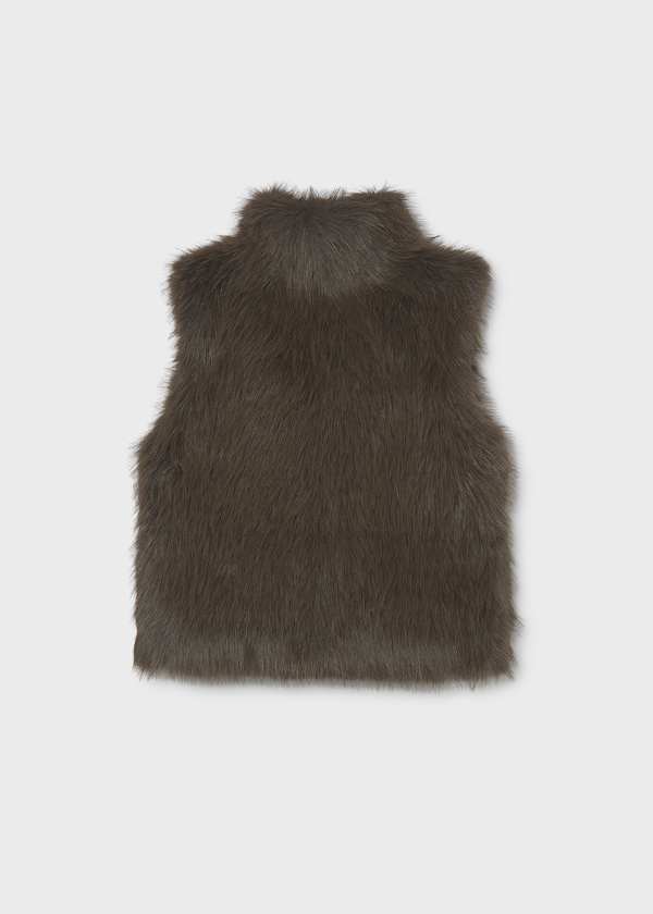 Faux Fur Vest, 2 Colors Available