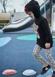 Mayoral Usa Inc Ribbed Knit Flared Leggings in Sand Leopard - Little Miss Muffin Children & Home