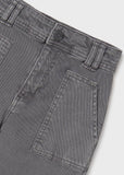 Mayoral Flared Twill Pants in Shadow