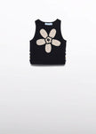 Crochet Flower Tank