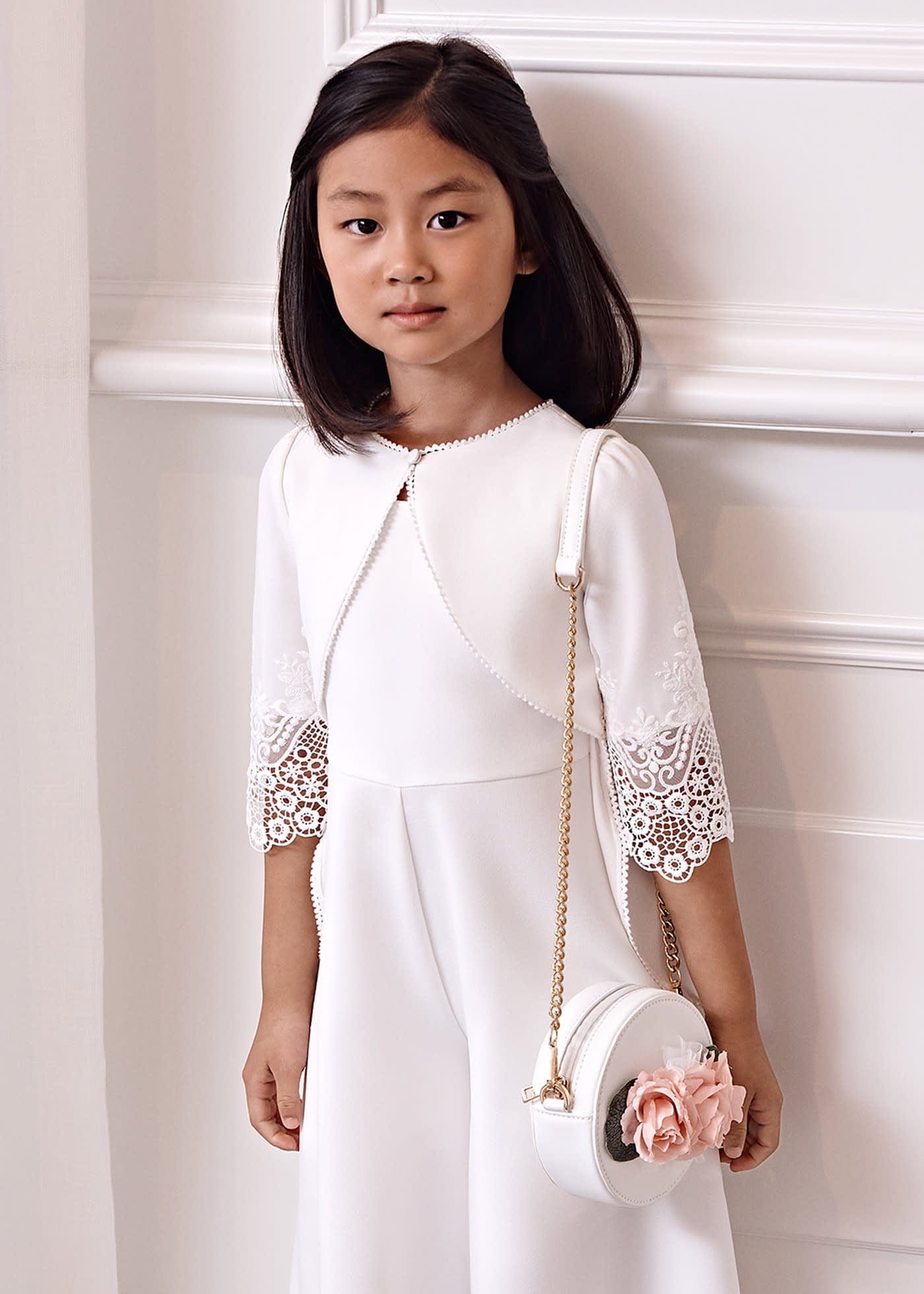 Abel & Lula Abel & Lula Floral Applique Crossbody Bag - Little Miss Muffin Children & Home