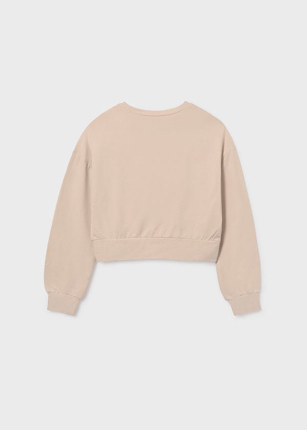 Mayoral Usa Inc Sweatshirt with Sequin Embroidered Flower - Little Miss Muffin Children & Home