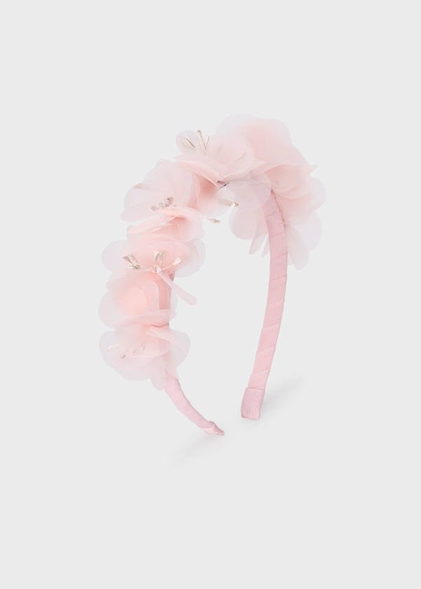 Mayoral Usa Inc Tulle Floral Headband in Blossom - Little Miss Muffin Children & Home