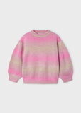 Mayoral Gradient Striped Sweater in Camellia