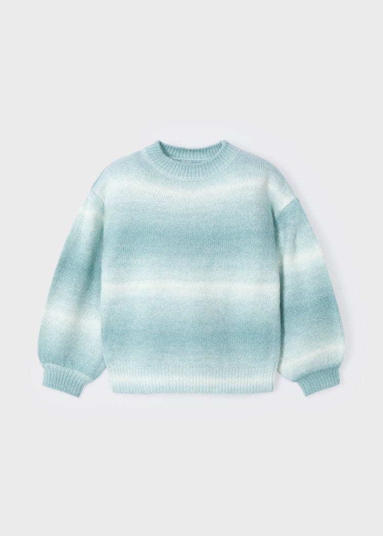 Mayoral Usa Inc Mayoral Gradient Striped Sweater in Jade - Little Miss Muffin Children & Home