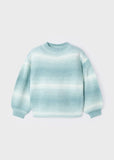 Mayoral Gradient Striped Sweater in Jade