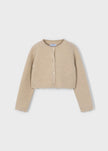girl button up knit cardigan