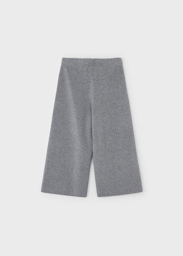 Mayoral Usa Inc Knit Culotte Pants in Heather Steel - Little Miss Muffin Children & Home