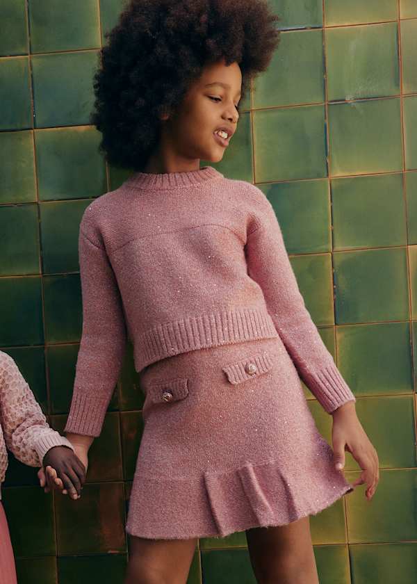 girls two piece sweater set