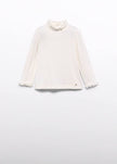 Abel & Lula Ruffle Trim Knit Turtleneck, 2 Colors Available - Little Miss Muffin Children & Home
