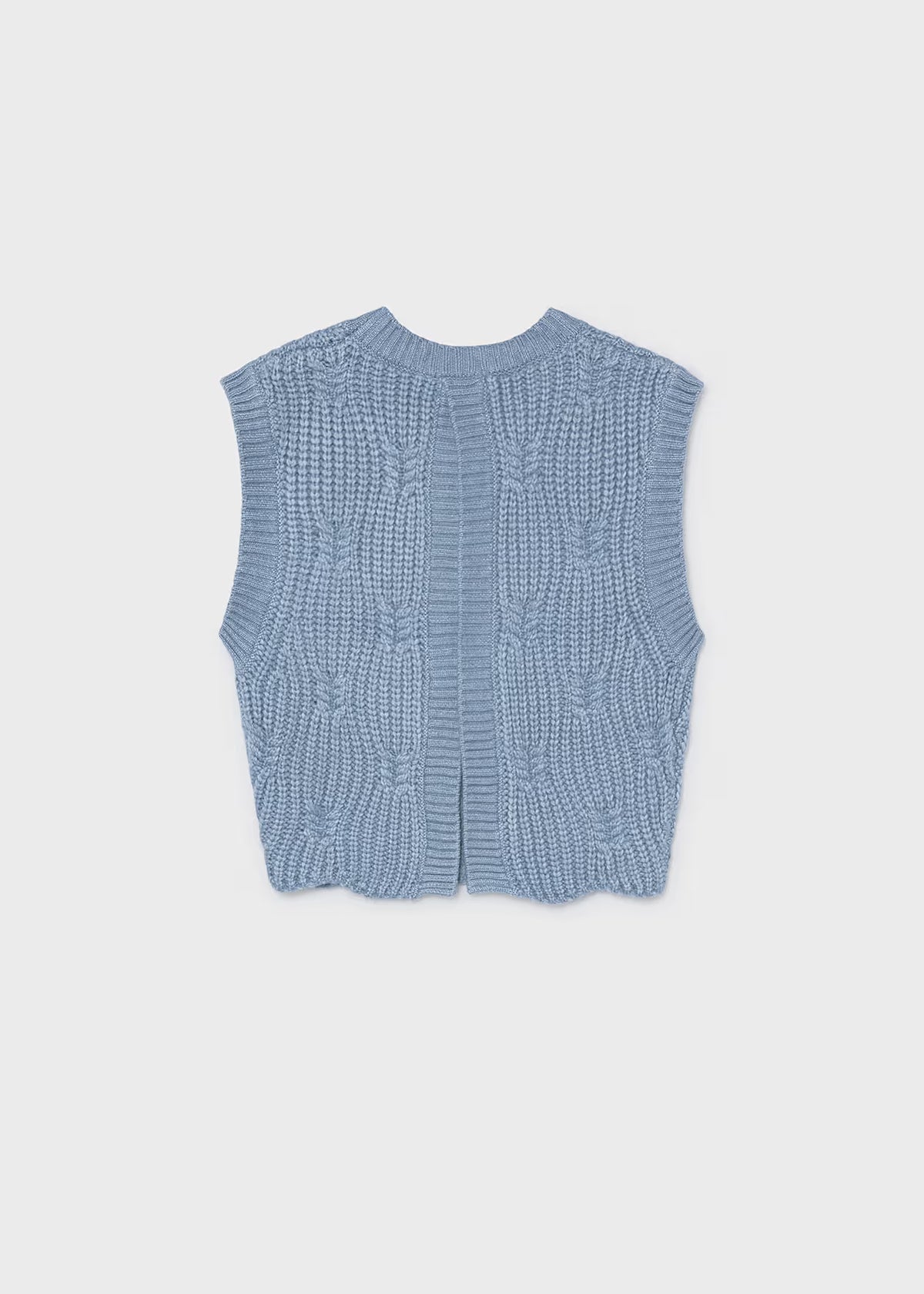 Open Back Knit Sweater Vest, 2 Colors Available