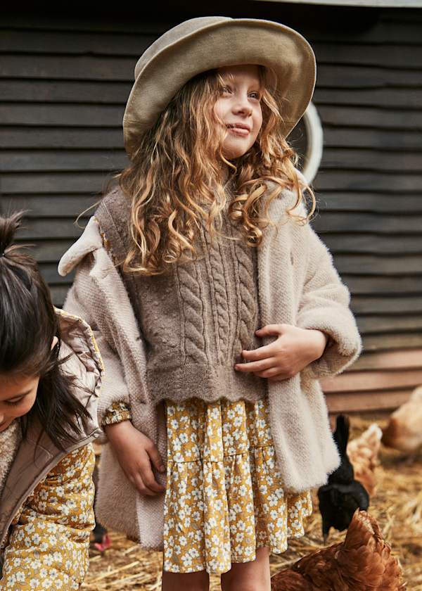 Mayoral Usa Inc Knit Vest with Side Bows - Little Miss Muffin Children & Home