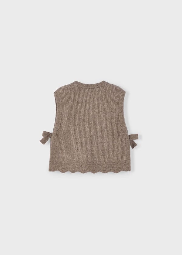 Mayoral Usa Inc Knit Vest with Side Bows - Little Miss Muffin Children & Home