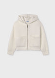 Mayoral Fleece Zip Up Hoodie