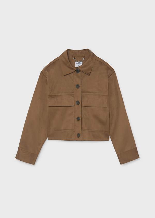 Lightweight Faux Suede Jacket