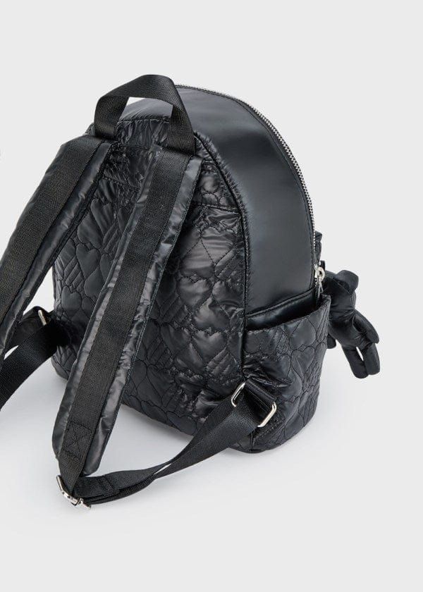 Mayoral Usa Inc Mayoral Quilted Metallic Backpack in Black - Little Miss Muffin Children & Home